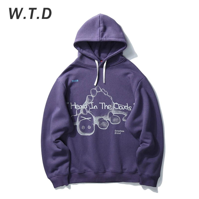 WTD новый мужской свитшот с абстрактным рисунком Ele t Печатный стиль хип хоп