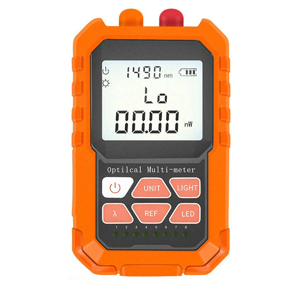 

All-In-One Optical Red Light Meter Tool 5mW Visual Fault Locator Red Light Pen Light Locator Optical Meter