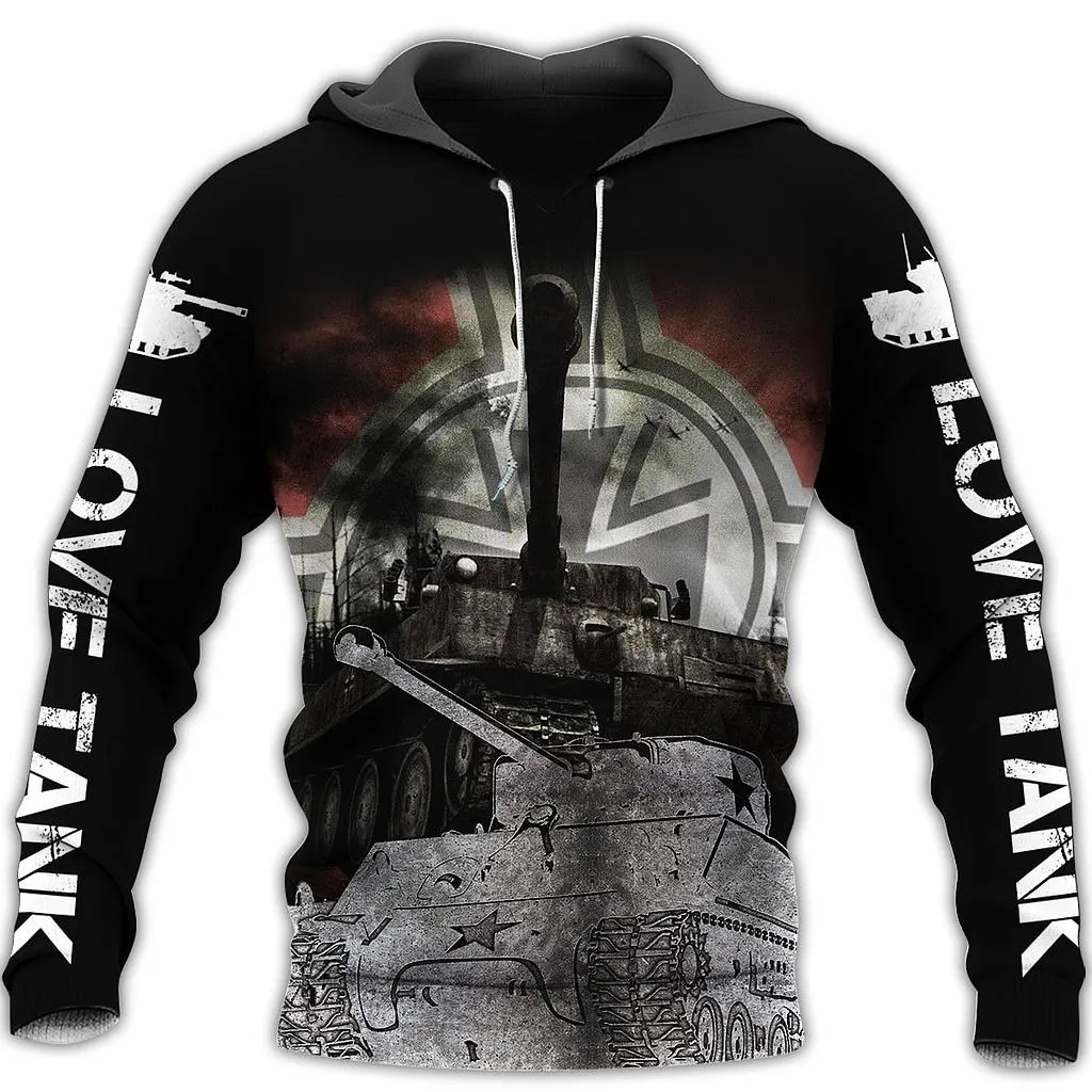 

Love Tank 3D All Over Printed Hoodies Autumn Fashion Casual Sweatshirt Unisex Hip Hop Jackets Style -3