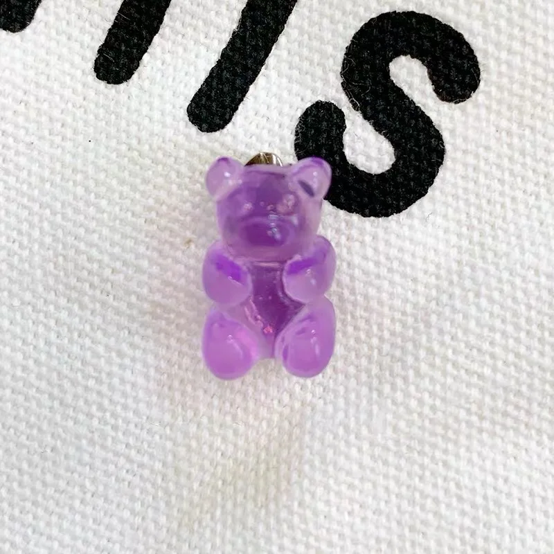 Японский аниме броши с милым рисунком яркие цвета помадка медведь на булавке