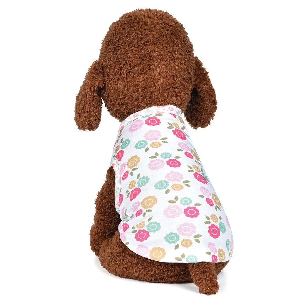 Рубашка для домашних питомцев Transer Dogs дышащая Удобная майка красного цвета с