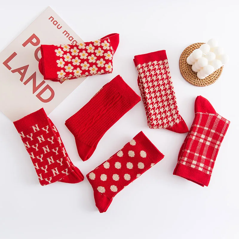 

1 пара детских хлопковых колготок, сезон осень-зима; Милый на Новый год и Рождество женщин белые спортивные носки из хлопка в полоску с буква...