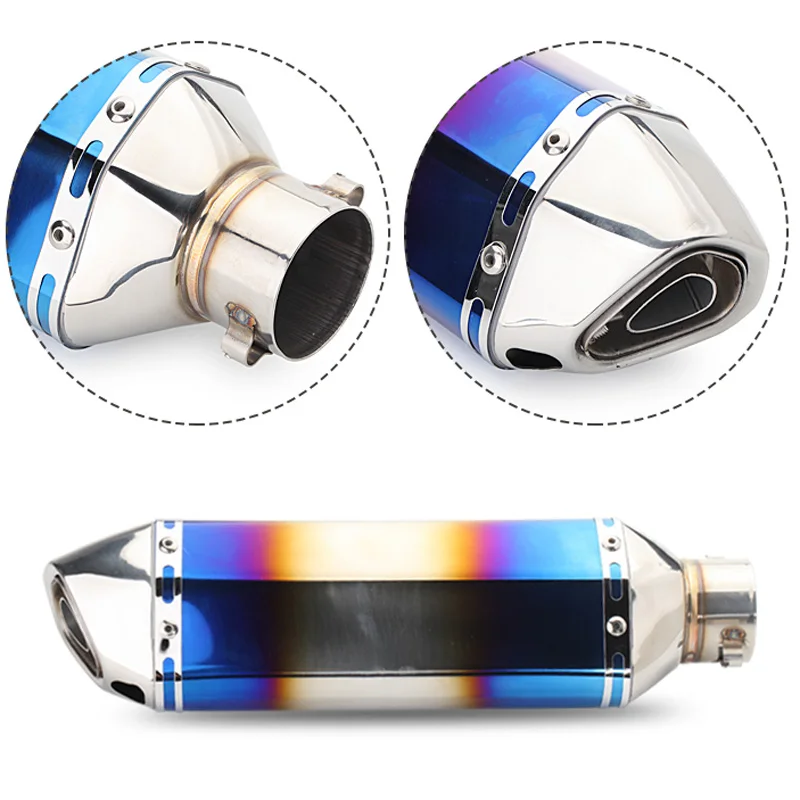 Универсальный глушитель выхлопной трубы мотоцикла труба ATV внедорожный