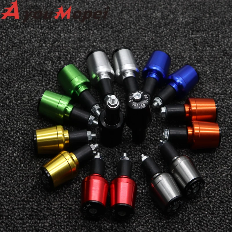 

7/8" 22mm Aluminum Motorcycle Handlebar Grip End Plug Handle Bar End Cap For Honda CBR 600RR 1000RR For Honda CBR 600RR 1000RR
