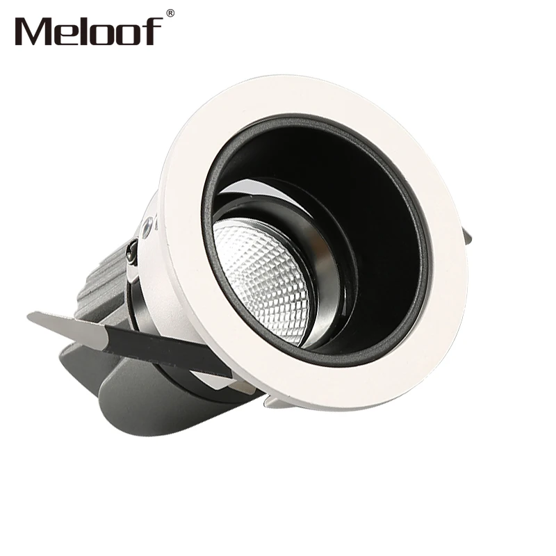 Светодиодный Потолочный точечный светильник COB 12 Вт 7 20 светодиодный вращающийся