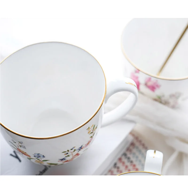 Кружка из костяного фарфора 750 мл 25 унций керамическая чашка для кофе молока