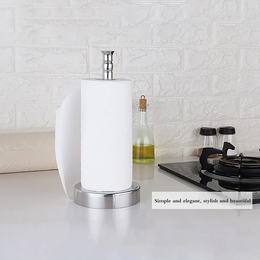 

Kitchen Toilet Paper Holder Tissue Holder Hanging Bathroom Toilet Paper Holder Roll Paper Holder Towel Rack Stand