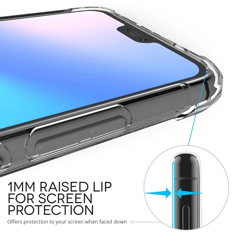 Противоударный Прозрачный чехол для OPPO Realme 2 3 Pro прозрачный мягкий ТПУ 3Pro 2Pro
