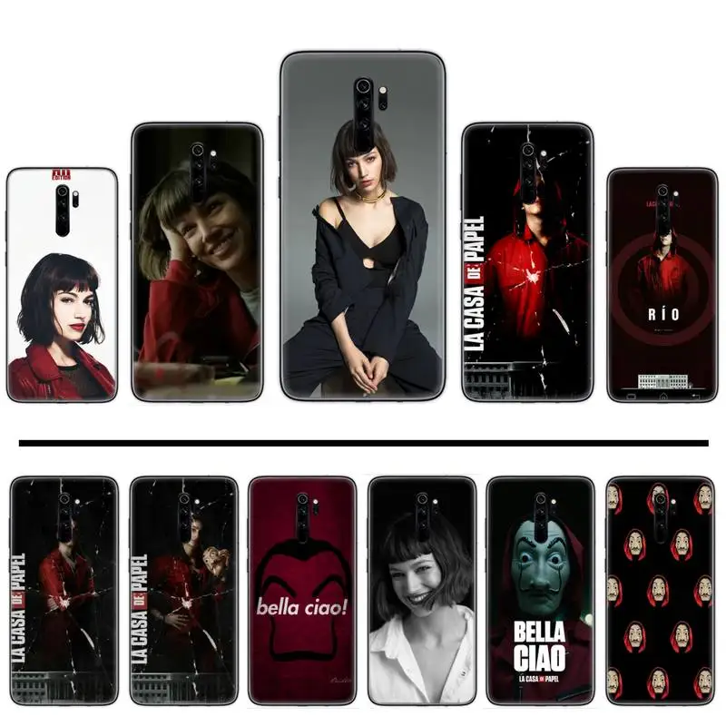 Чехол для телефона раскрашенный DIY бумажный дом Испания Xiaomi Redmi 4x5 plus 6A 7 7A 8 mi8 8lite 9