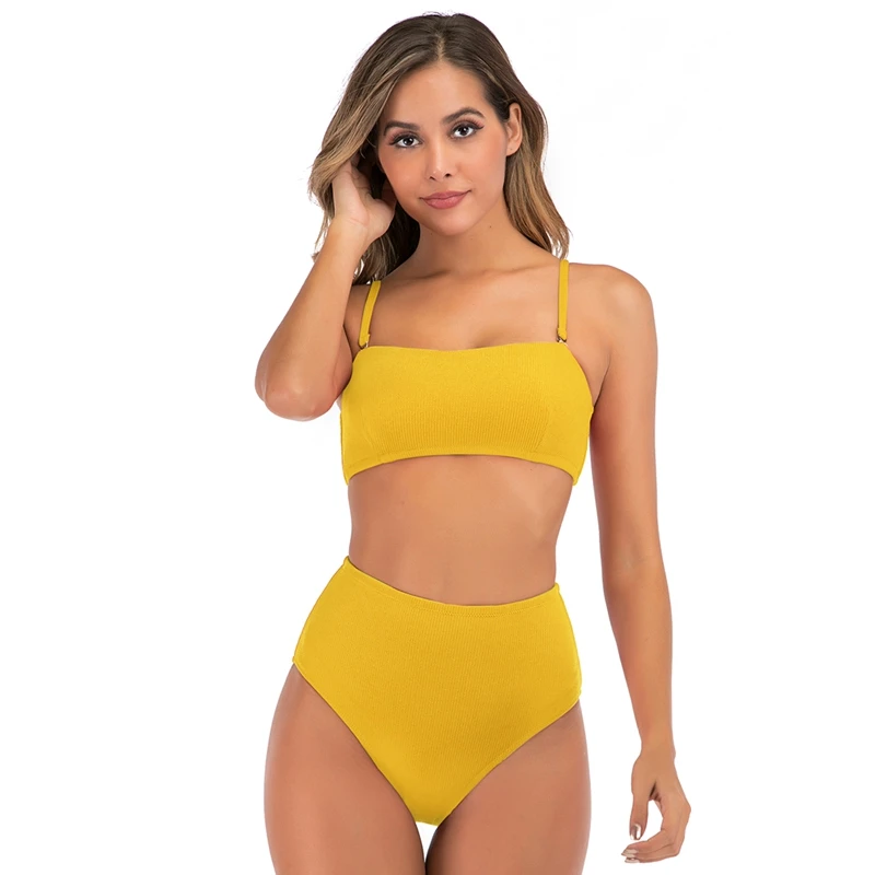 

Women Split Swimwear Women Bikini Europe and America Sexy High Waist Large Size Swimsuit