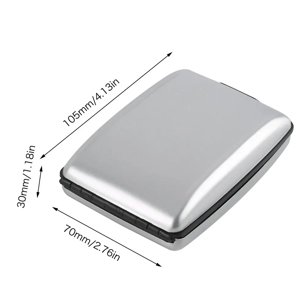 

RFID Aluminum Alloy Wallet Multi-function Card Case Aluminum Bank Card Case Fashion Wallet Bank Card Business Card Case