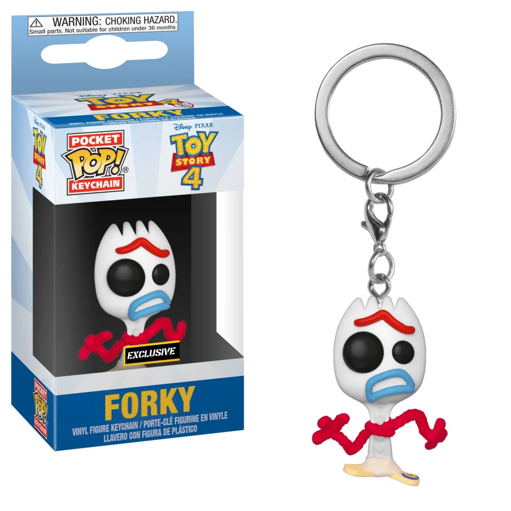 Forky Funko Pop HP7 Харри Хедвиг Фокс брелок игрушки дисней Олаф Анна Эльза фигурка принцессы брелок Подвески Игрушки Южная парк Кенни - Цвет: Forky