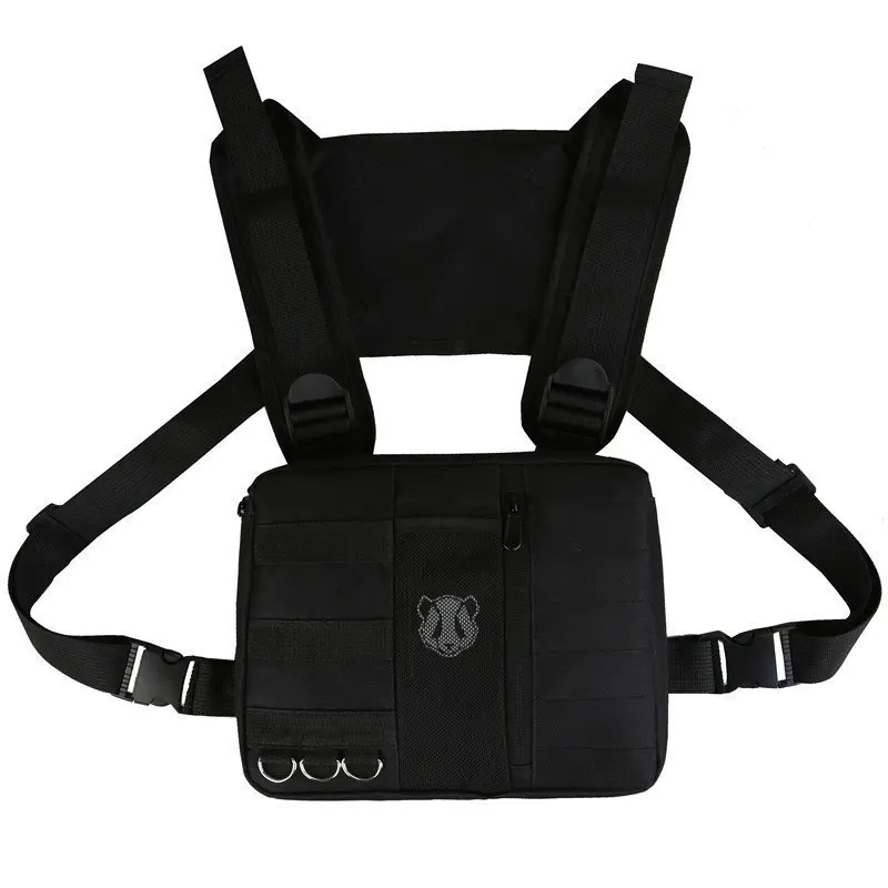 Functional Wind Men And Women Outdoor Tooling Vest Bag Hip-hop Multifunctional Tactical Chest Package