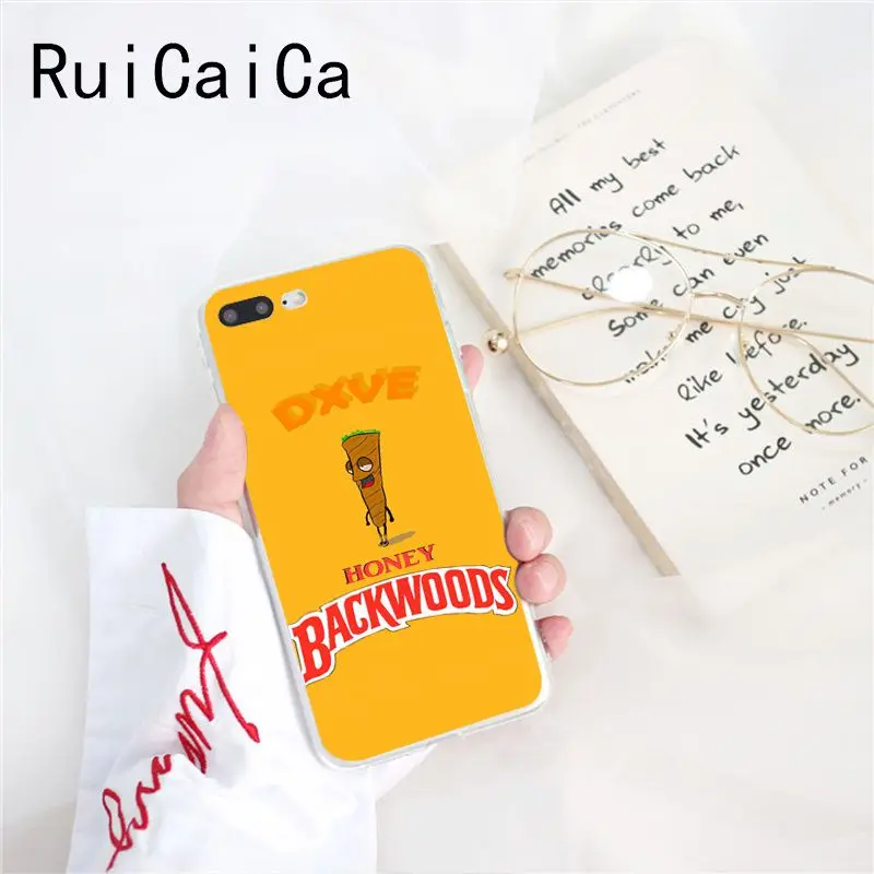 Ruicaica rick and morty backwoods сигары силиконовый чехол для телефона iPhone X XS MAX 6 6s 7 7plus 8 8Plus 5 5S SE XR 10