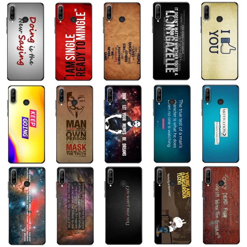 

Fashion Case For Huawei P30 Pro Phone Case For Huawei P30 Case Soft Touch TPU Silicon For Huawei P30 Lite P30pro Ultra-Thin
