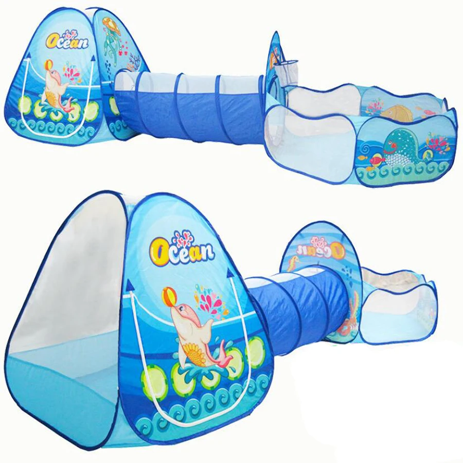 Игрушечная палатка туннель мультяшная игра Большой Космический мяч бассейн ямы