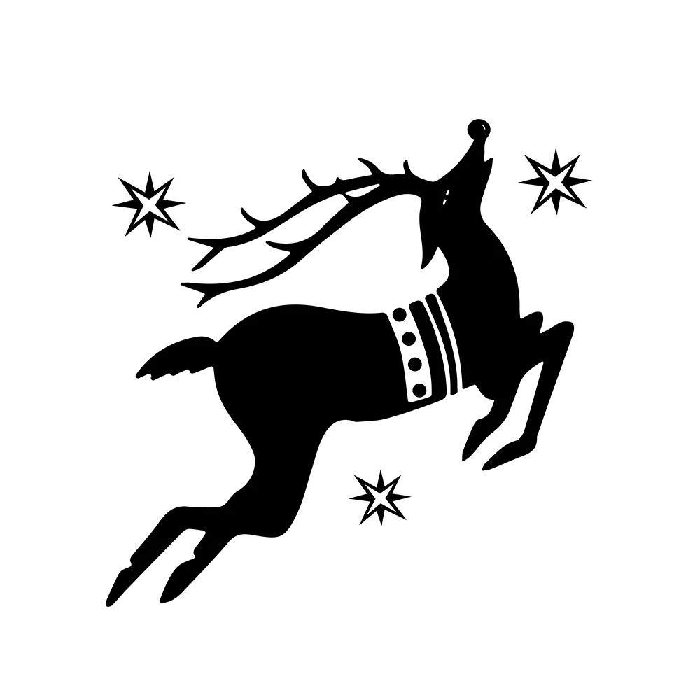 WIPERSIGNS милые наклейки на бампер и для автомобиля в стиле лося виниловые дверь