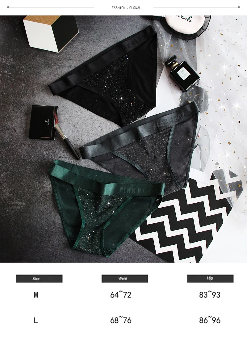 

Hot Sexy Women's PINK Letter Panties Underwear Seamless Solid Briefs Low Waist Comfort Underpants Lady Lingerie Sport Tangas