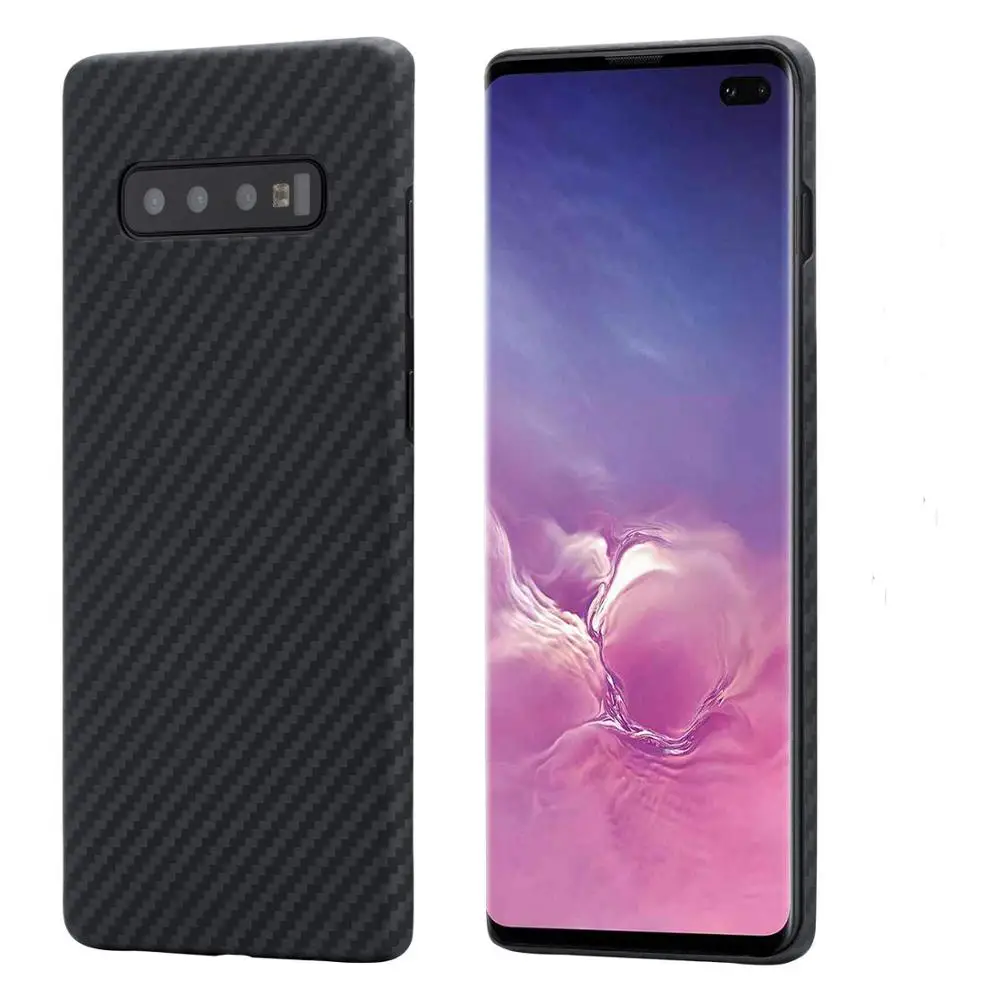 Andme углепластиковый кевлар для samsung S10/9 plus чехол Ультратонкий полный Peotection