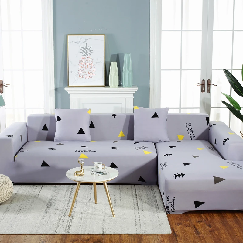 Элегантный современный диван-кровать спандекс полиэстер цветочный 1/2/3/4 местный