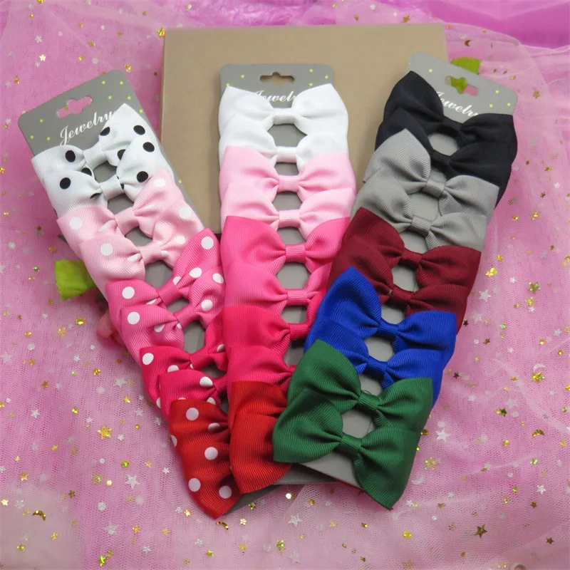 10 шт./компл. с карточкой разноцветная бутиковая корсажная лента для девушек