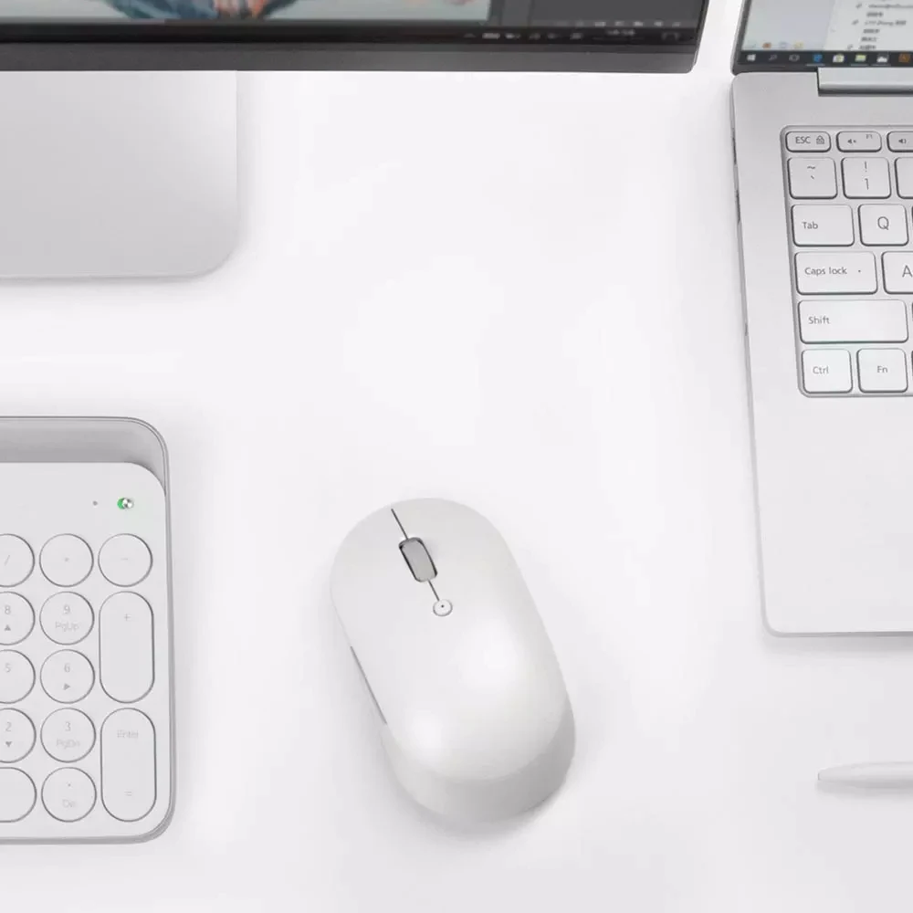 Мышь беспроводная Xiaomi Mi Bluetooth Двухрежимная бесшумная эргономичная USB боковые