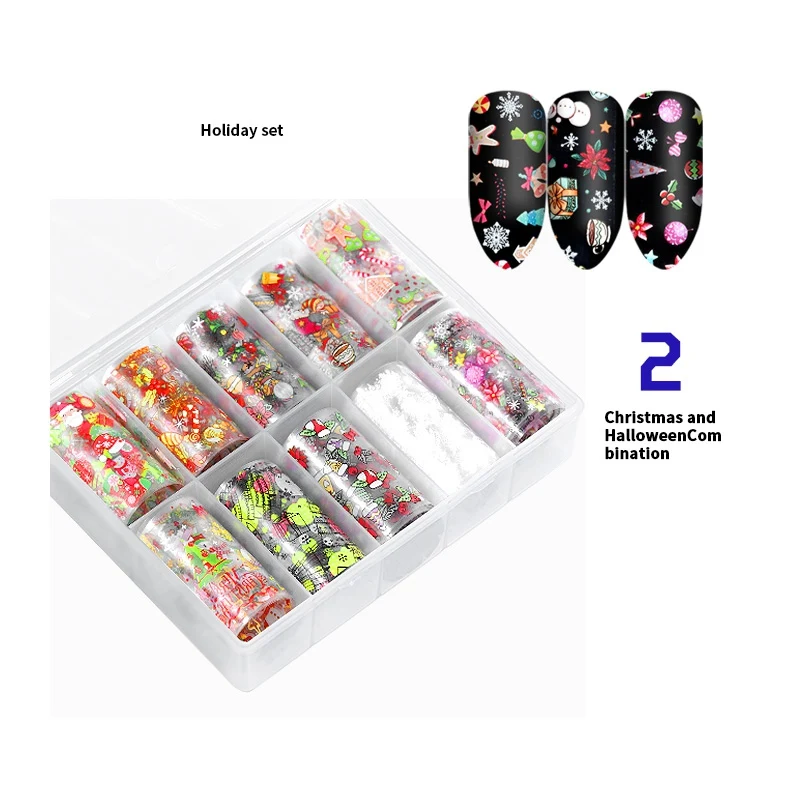 

Multi-style Nail Sticker Starry Sky Halloween Nail Art Stickers Nail Art Ornament Accessories