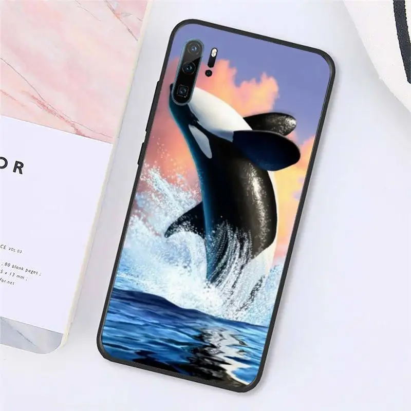 

Killer Whale Big high quality Phone Case For Huawei honor Mate P 10 20 30 40 Pro 10i 9 10 20 8x Lite Y91C V17 6.38 6.44