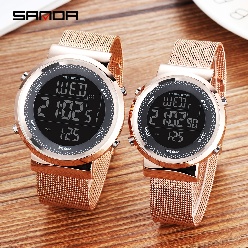 Новинка 2019 часы для влюбленных пар с геометрическим рисунком мальчиков девочек