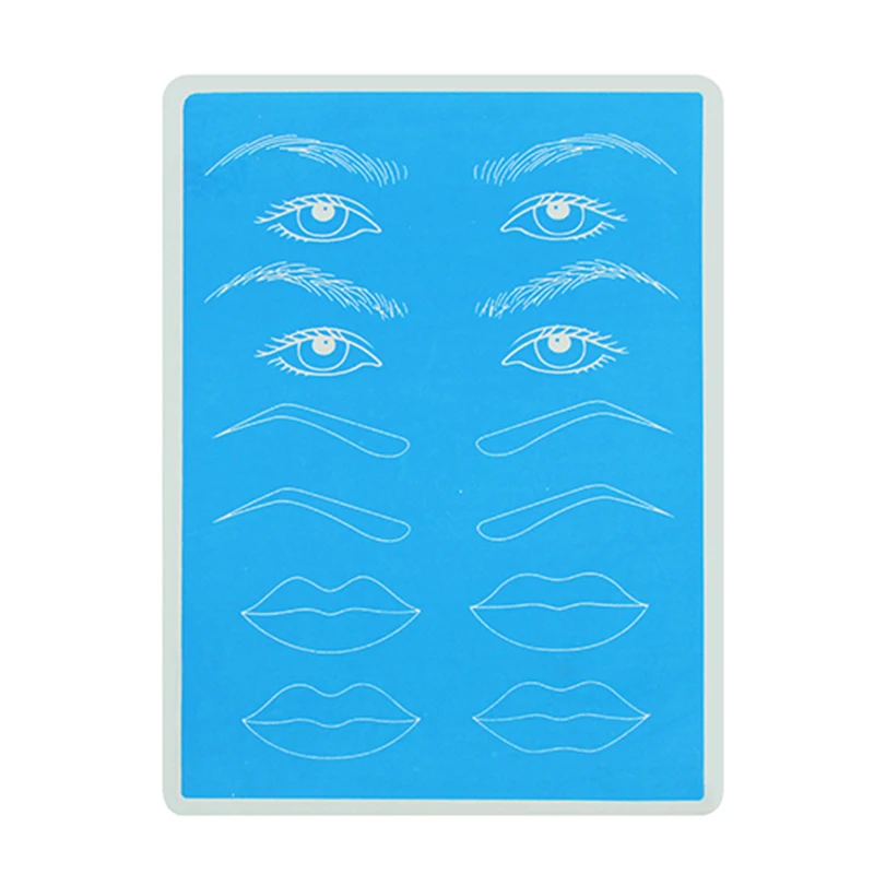 10 шт. татуировки Практика мануального татуажа бровей практика кожи