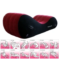 new inflatable sofa bed chair with handle support toughage adult furniture portable sex posture cushion body pillow lounger
