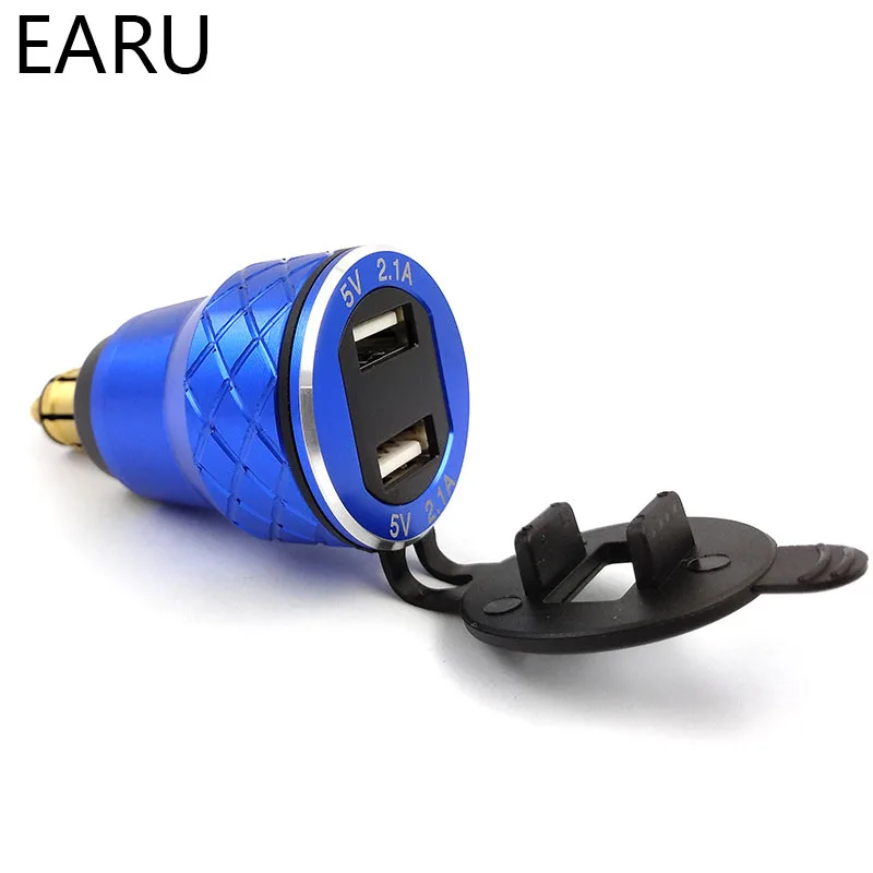 

4.2A Voltage Meter Voltmeter Display German Motorcycle Car Usb Mobile Phone Charger Mobile Phone Modified Charging Head