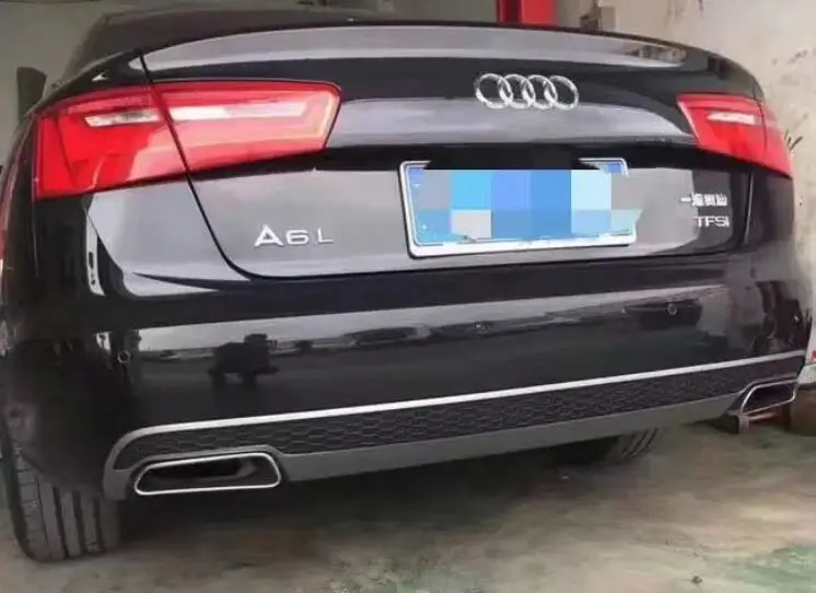 Для Audi A6 S6 обвес спойлер 2012- для Audi A6 RS6 ABS задний спойлер передний бампер диффузор защитные бамперы
