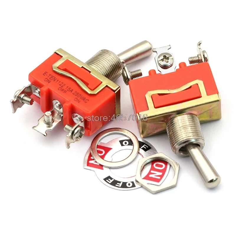 

10pcs E-TEN 1122 Toggle switch 3 feet 3-speed rocker switch rocker switch