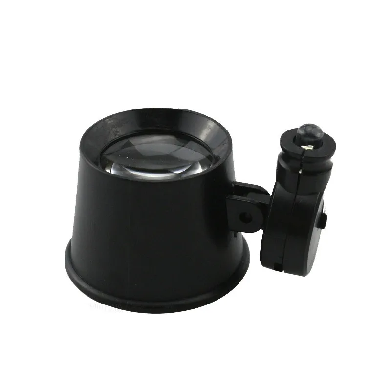 

Eyepiece Type Lighting Reading Magnifier for Close Watch Repair with One Led for Work