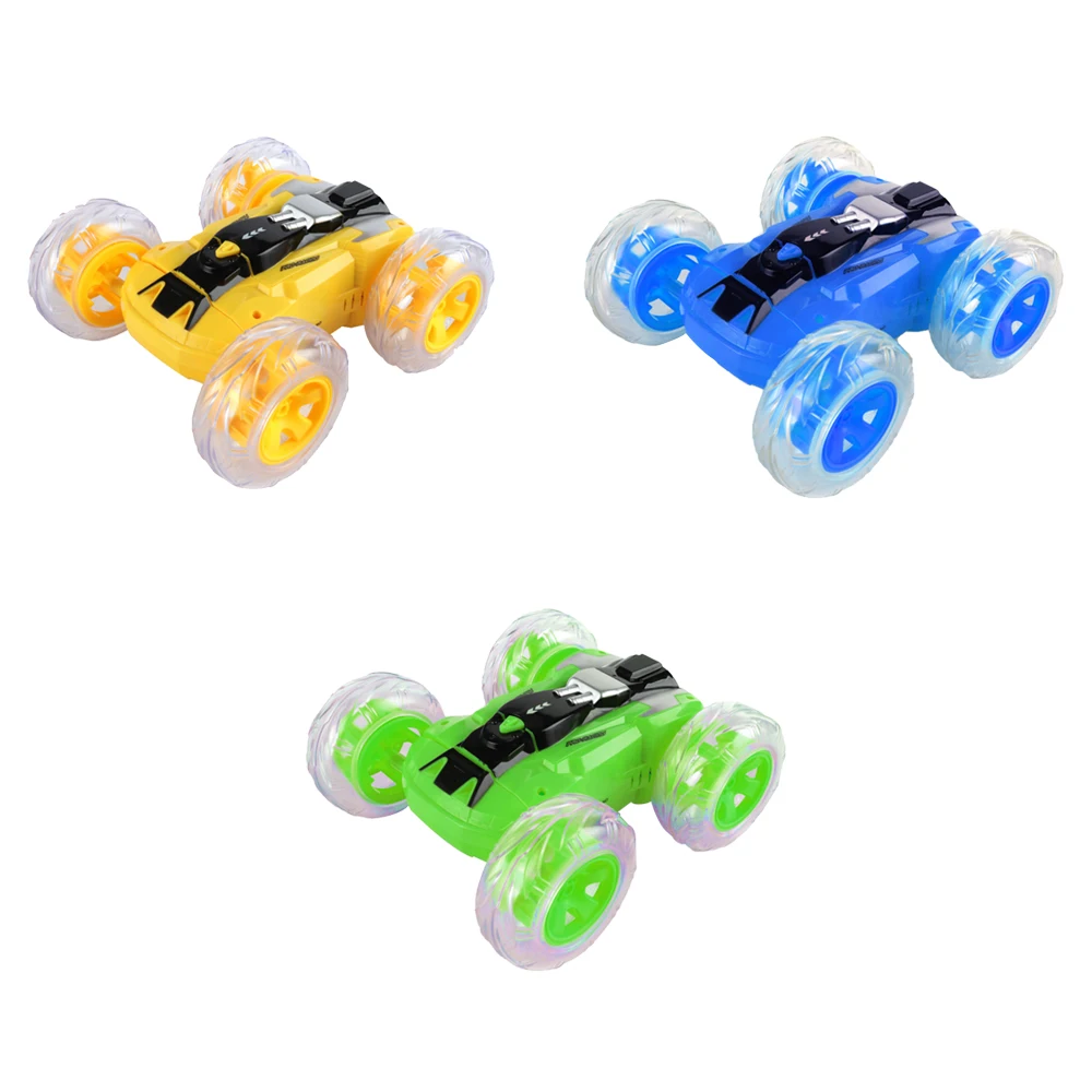 RC автомобиль 2 4G 4CH трюк багги Рок Гусеничный ролл 360 градусов флип дети робот