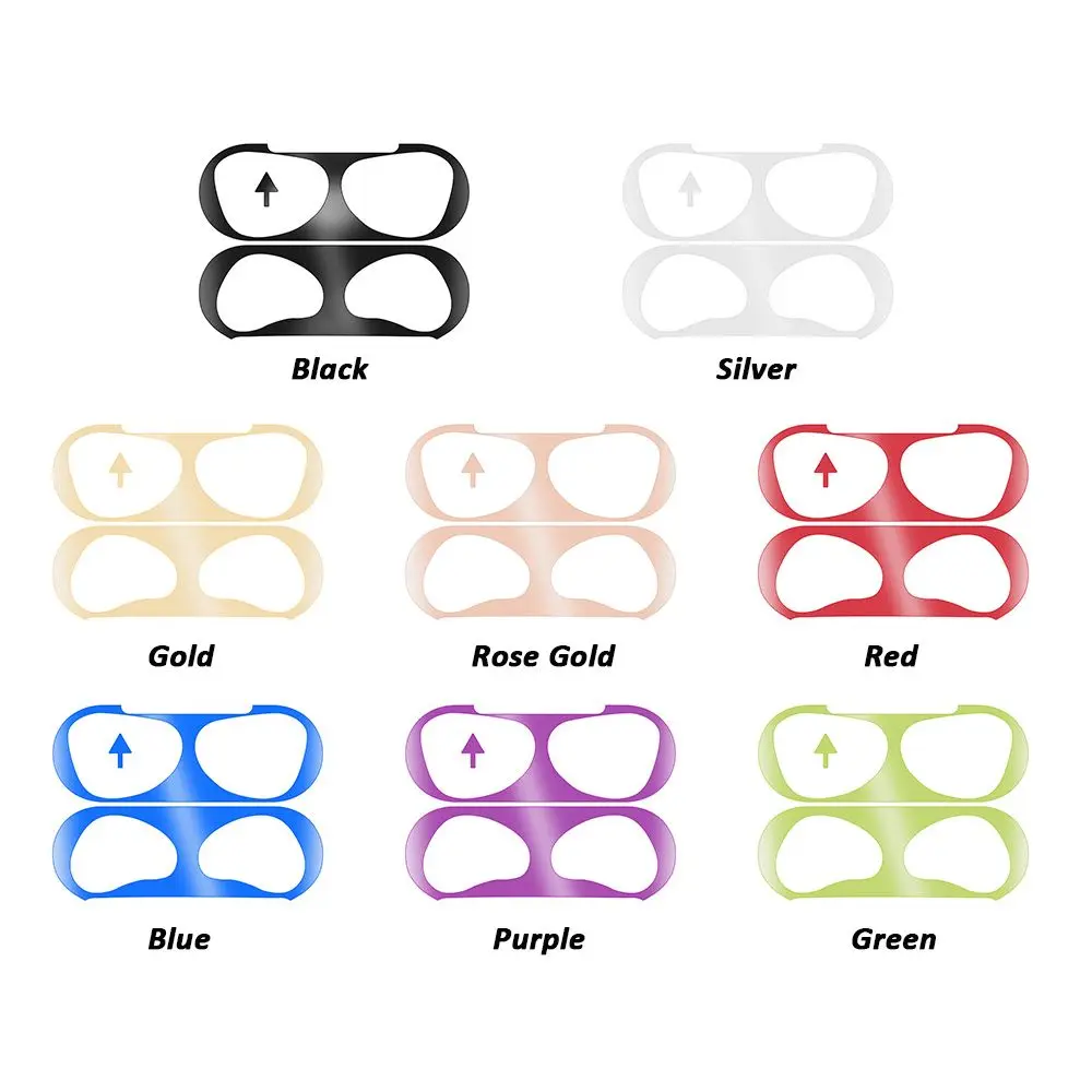 Metal Dust Guard Sticker Case for Apple AirPods 3 Earphone Cover Headphone Charging Box Protective Accessories | Электроника