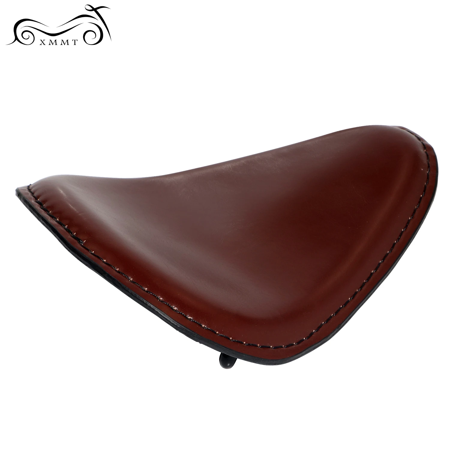 Мотоцикл шоколадные КАШТАНОВЫЕ КОЖАНЫЕ тонкие линии Solo сиденье водителя седло