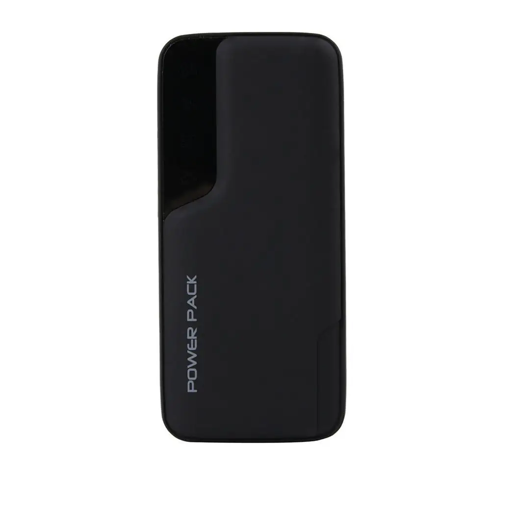 Black 10000 мАч портативный Банк питания двойной USB Мобильный телефон внешний аккумулятор зарядное устройство банк питания повербанк для Xiaomi Mi iPhone samsung S10 - Цвет: Black