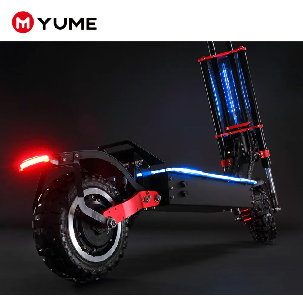 Электрический складной скутер Yume Y11 Plus 5600 Вт 11 дюймов 60 в литиевая батарея большой