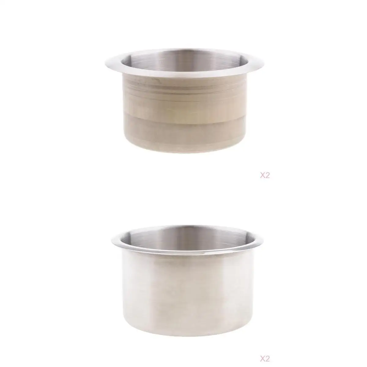 

4x Stainless Steel Cup Drink Holder For Car Boat Truck Camper 90x55mm & 85x55mm