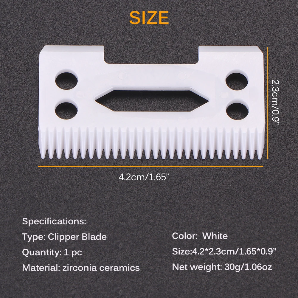 Magic Clip 2 Holes Hair Clipper Blade Cutter Electric Blades Ceramic For Wahl Shear With Box Knife | Инструменты