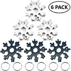 Многофункциональная отвертка 18 в 1 со снежинками, многофункциональный инструмент для повседневного использования, открывалка для ключей, открывалка для бутылок, для путешествий, кемпинга, подарок для мужчин