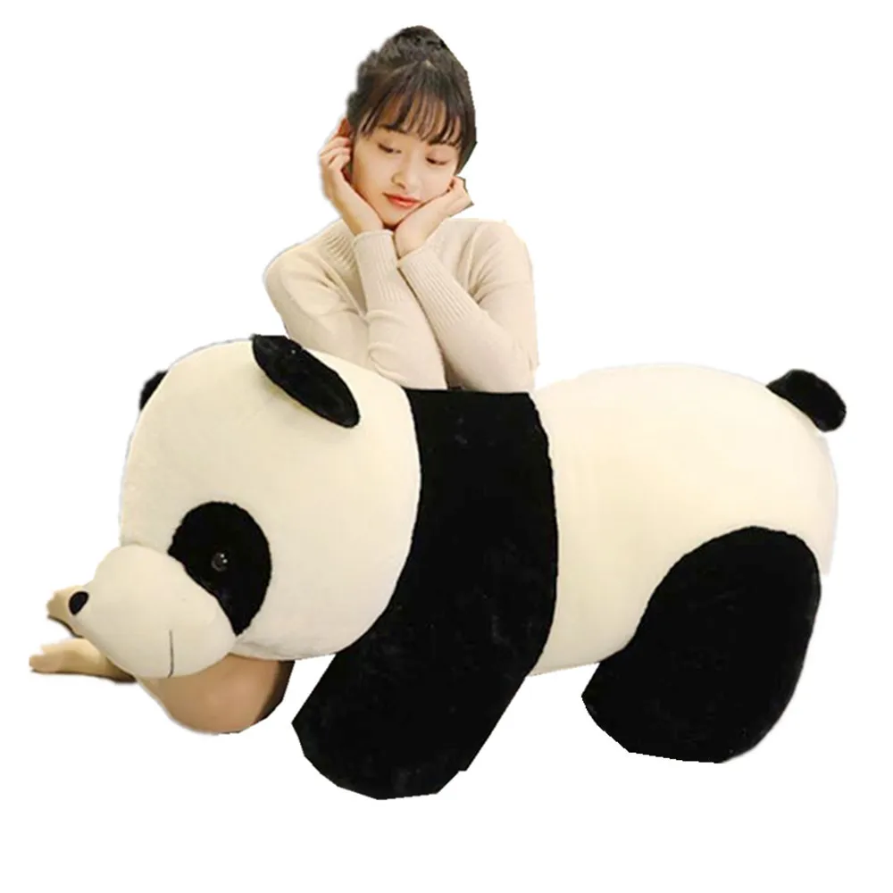 

Fancytrader 43'' Giant Plush Chinese Giant Panda Toy Big Stuffed Simulation Panda Doll Animal Toys Best Gift Home Deco 110cm