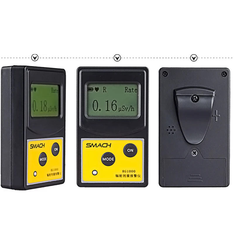 Счетчик Гейгера персональный дозиметр с дисплеем для измерения уровня Beta Gamma