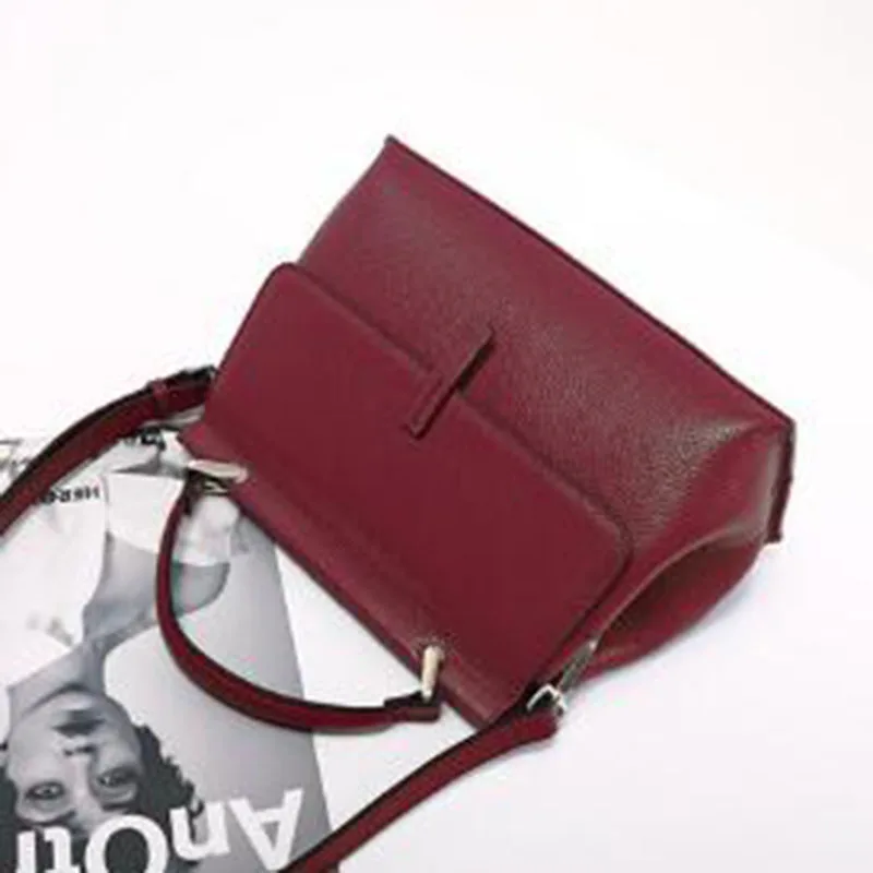 

New Women Bag Fashion Handbags Genuine Leather Totes Bag 2021 Small Crossbody Bag Lady Simple Style Shoulder Bag Cow Leather