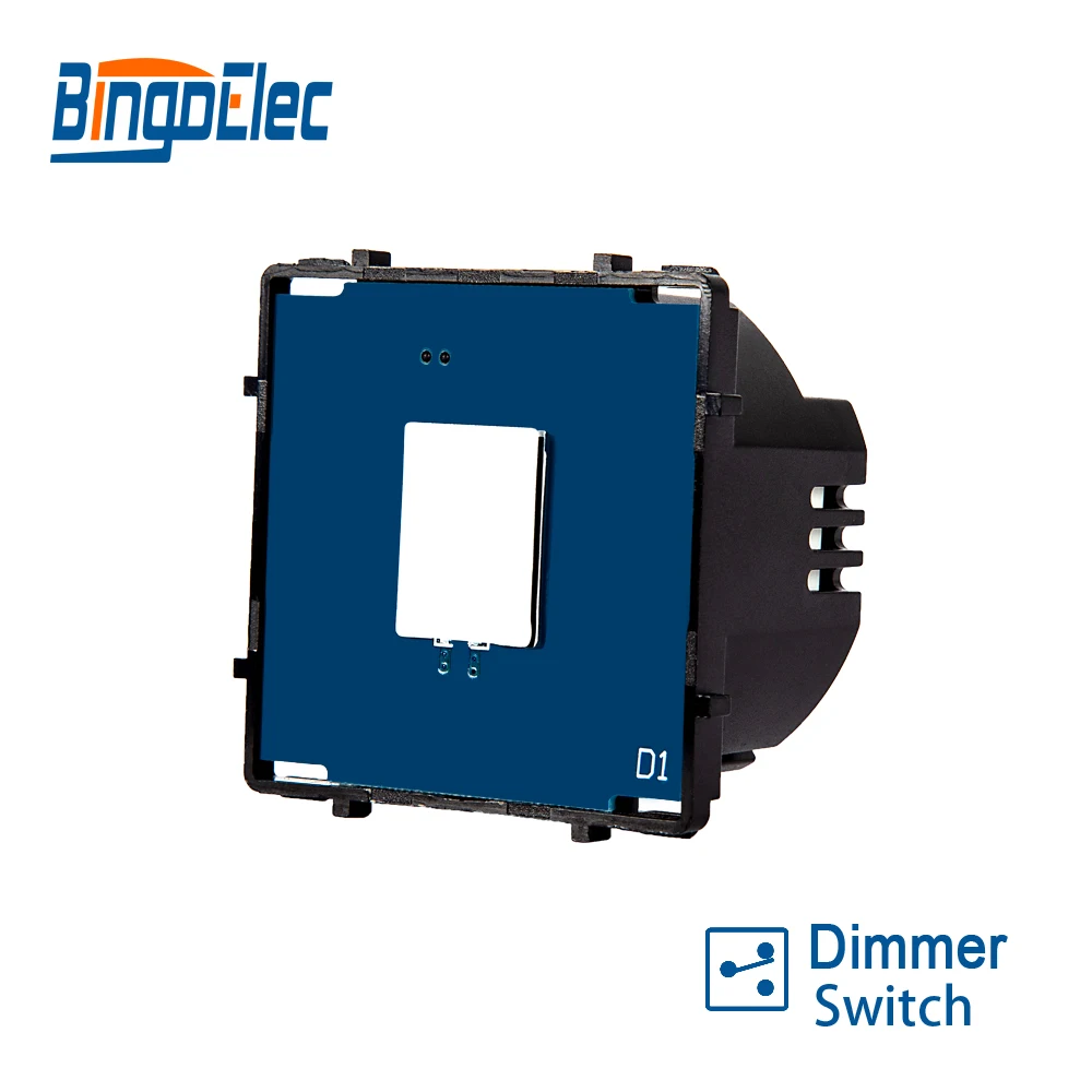 Переключатель диммера Bingoelec стандарта ЕС без стеклянной панели переменный ток 220