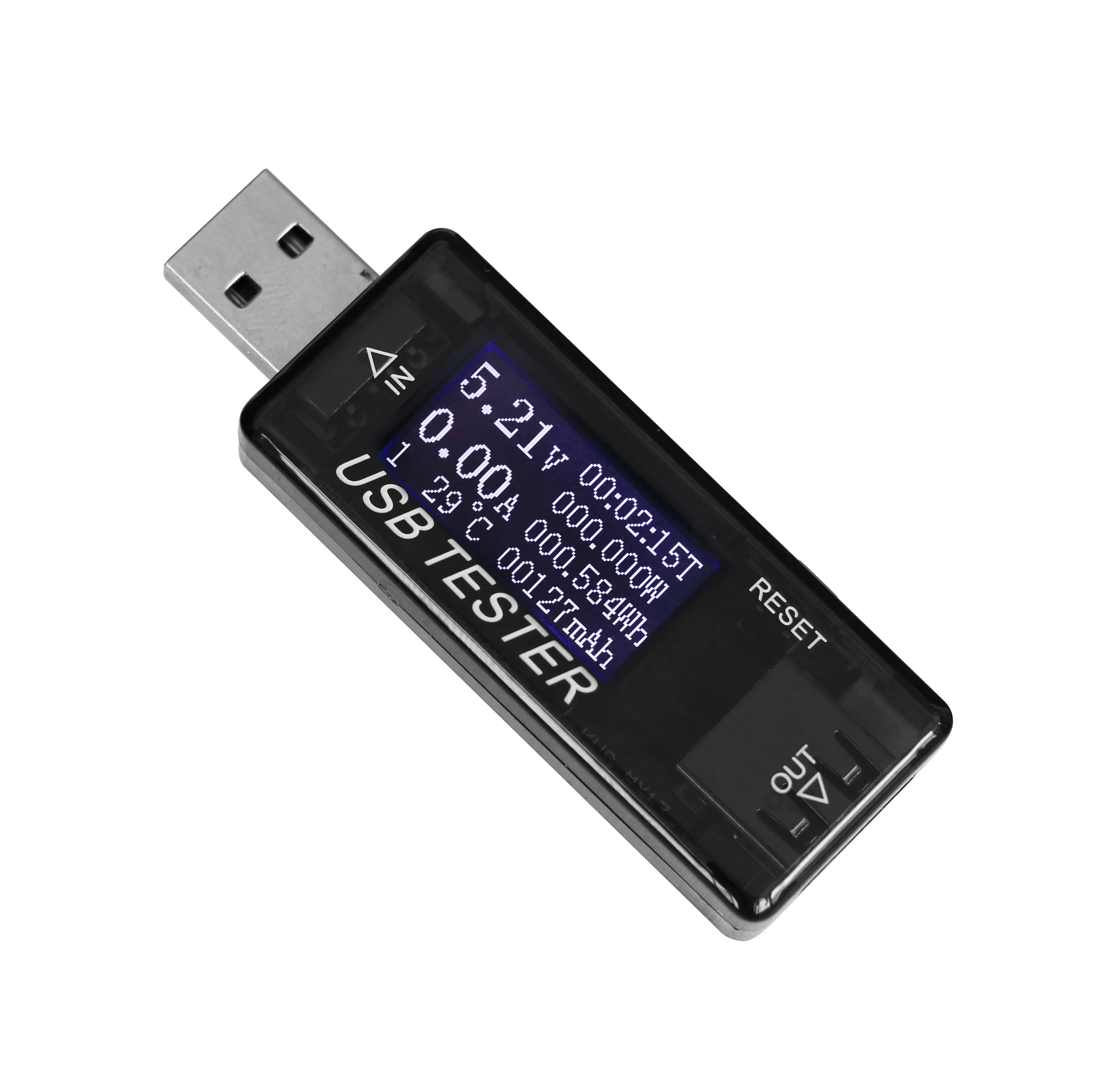 USB Вольтметр Амперметр 8 в 1 QC2.0 QC3.0 4-30 измеритель емкости электропитания
