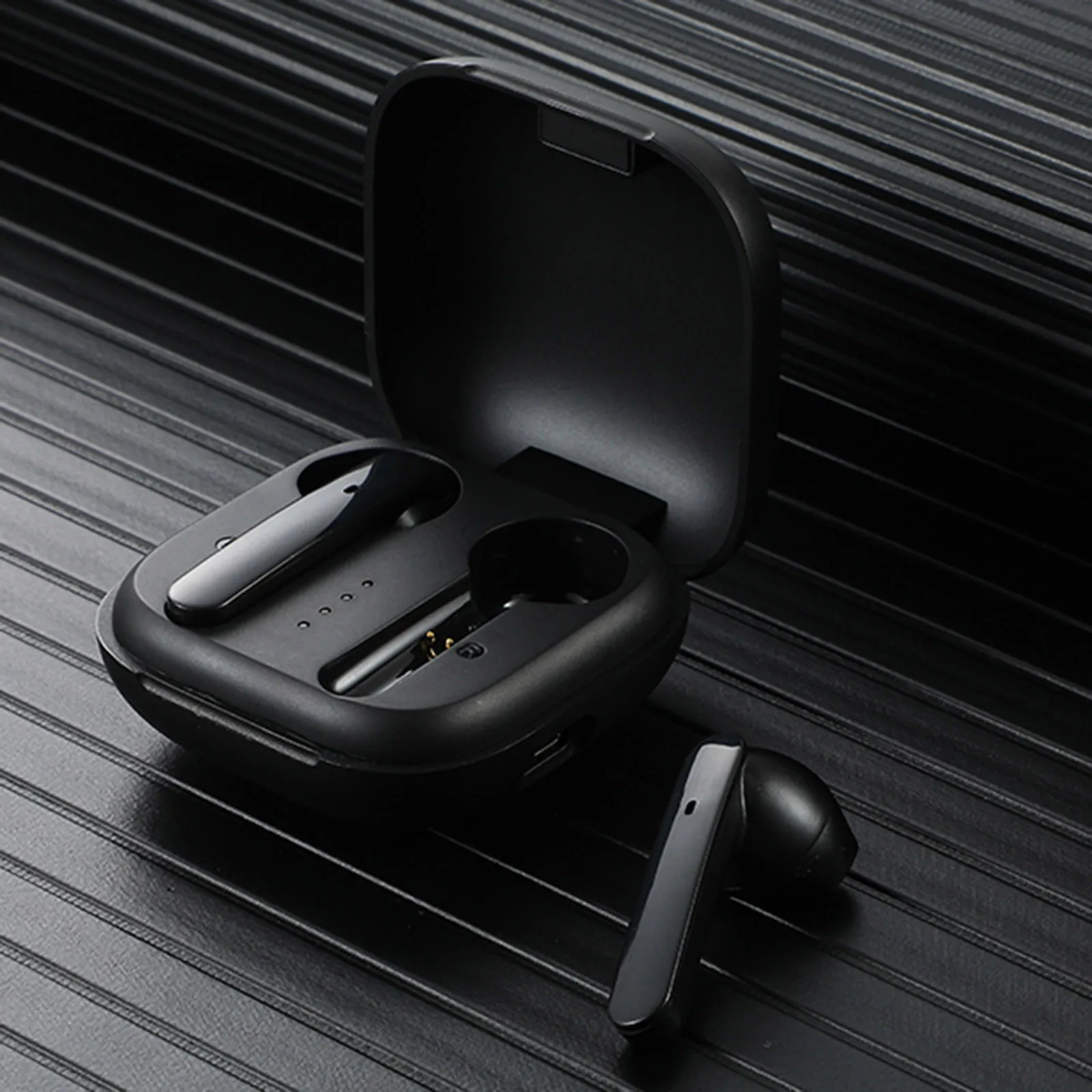 

Wireless Bluetooth headset real wireless stereo 5.0 sports Bluetooth headset black Technology Volume Control Headphone