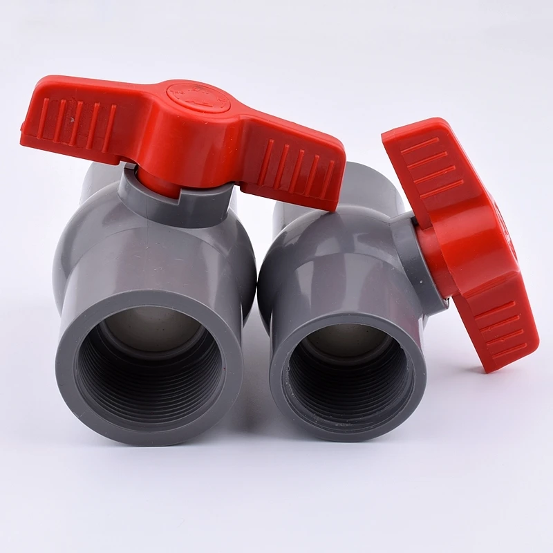 

1Pc 2 Inch PVC Pipe Female Thread Valve Aquarium Garden Irrigation Ball Valve Fish Tank Water Pipe Valve